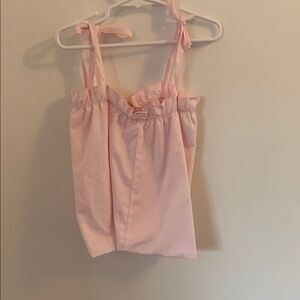 TBBC - size 5 - Pink Sleeveless Top with Tie Straps